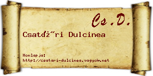 Csatári Dulcinea névjegykártya